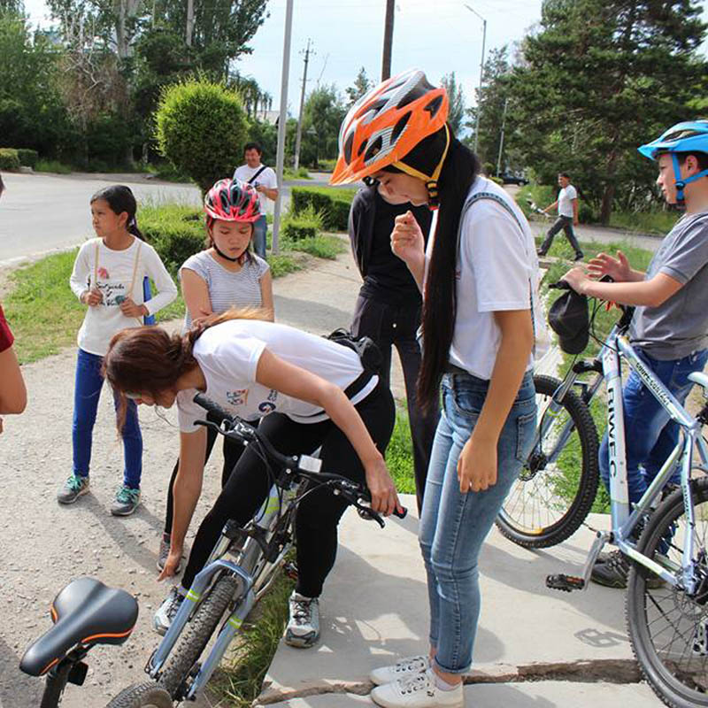 Bicycle rental in Karakol, Kyrgyzstan